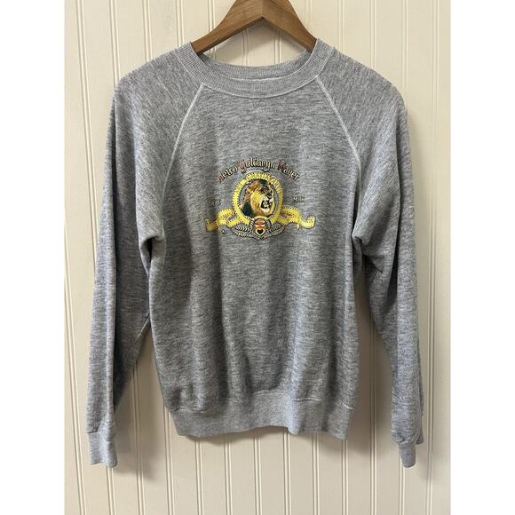 Sweaters - Vintage Metro-Goldwyn-Mayer Studios Inc Film Studio Medium Sweatshirt